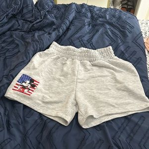 Mickey 4th of july  USA shorts gray cotton Disney